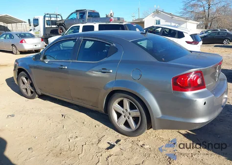 2013 Dodge Avenger Sxt из США, поврежденный, VIN 1C3CDZCB6DN707720